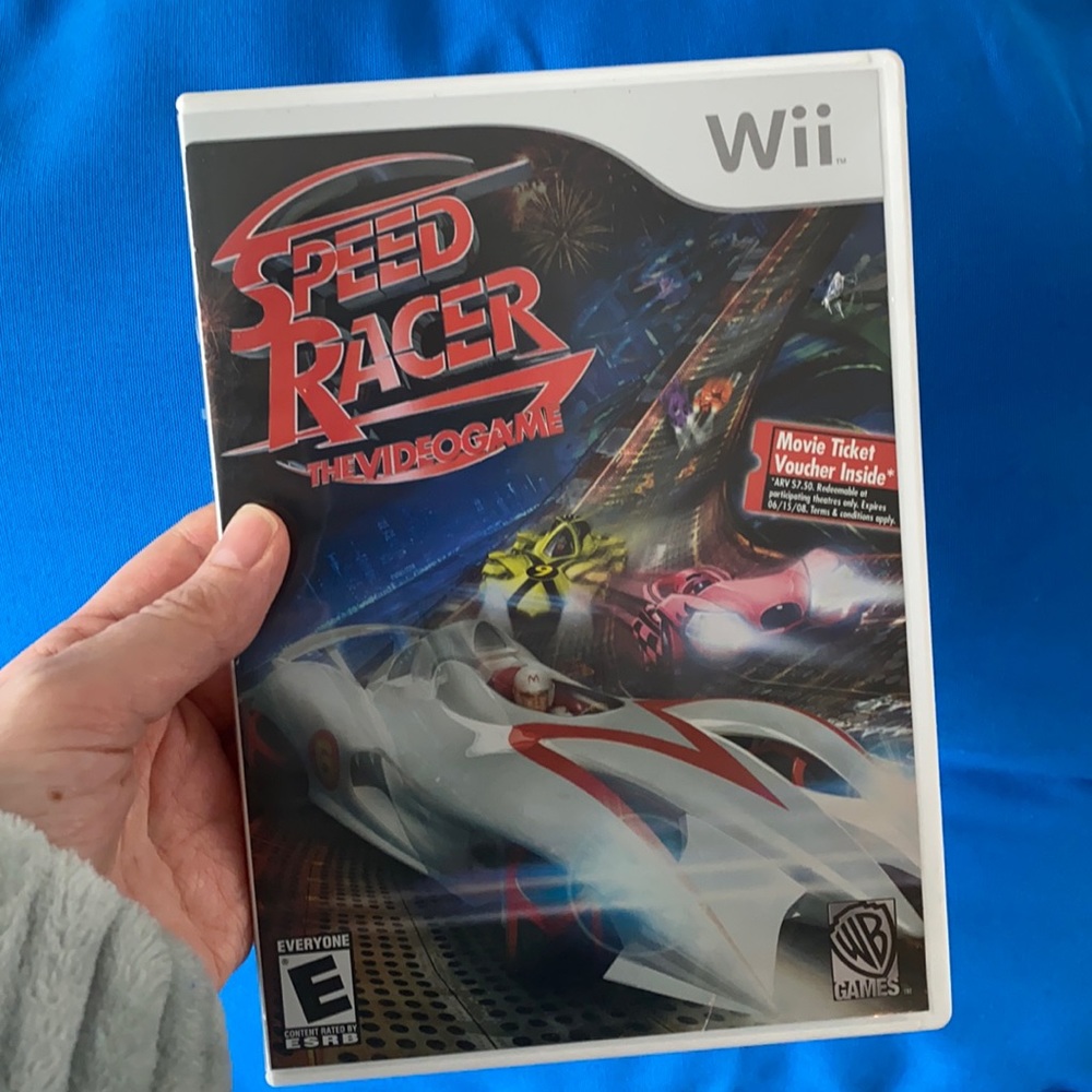 Wii Nintendo Speed Racer TheVideoGame WB Gsmes Rated Everyone Made In USA 2008